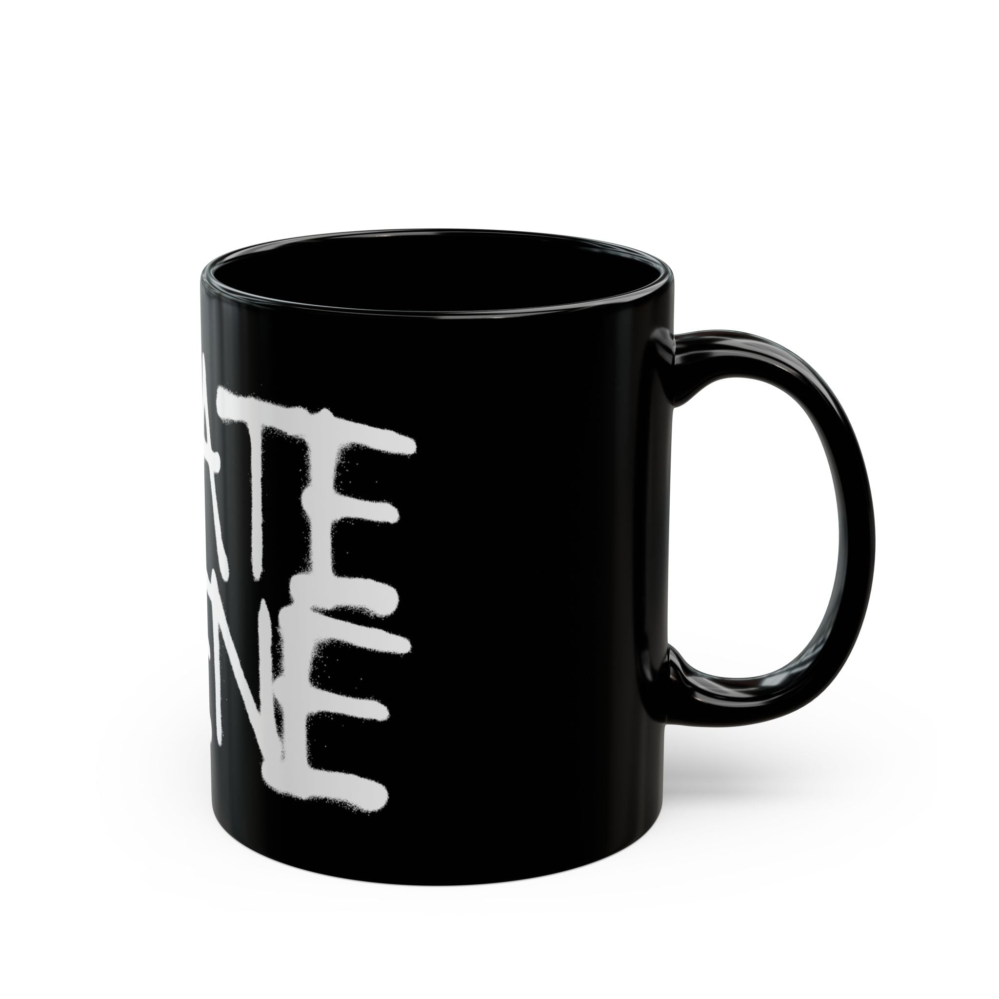 CreateScene Tag Black Ceramic Mug 11oz & 15oz
