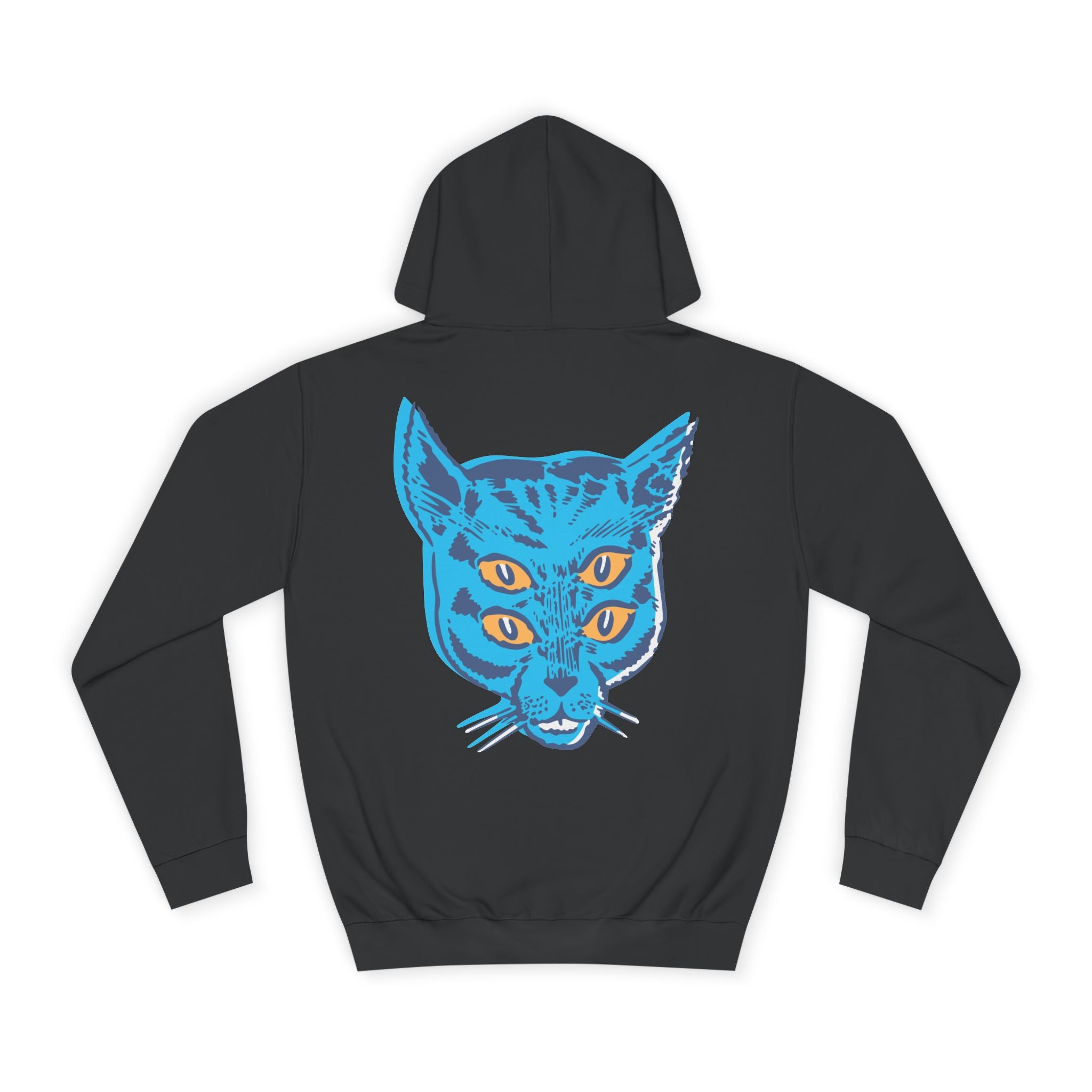 4 Eyed Cat Unisex College Hoodie