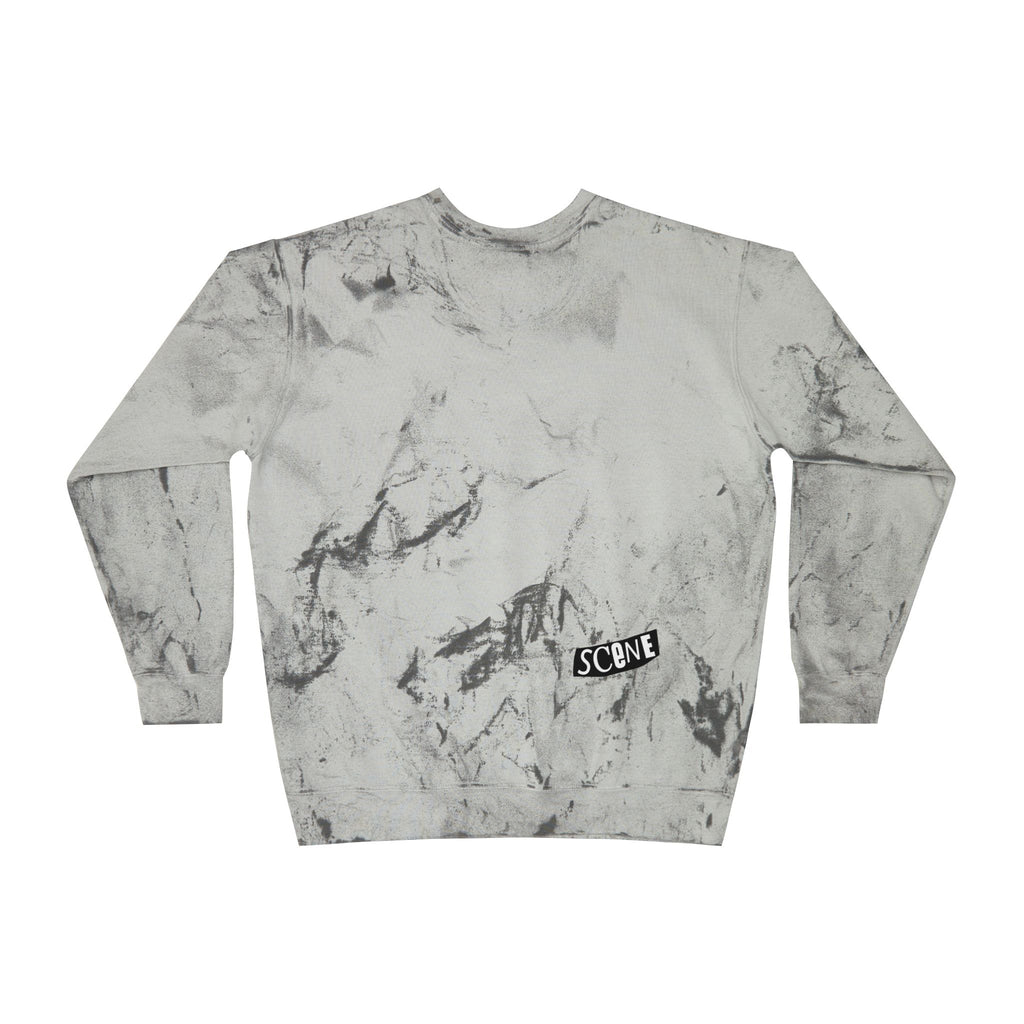 Punk Scene Tie-Dye Crewneck Sweatshirt