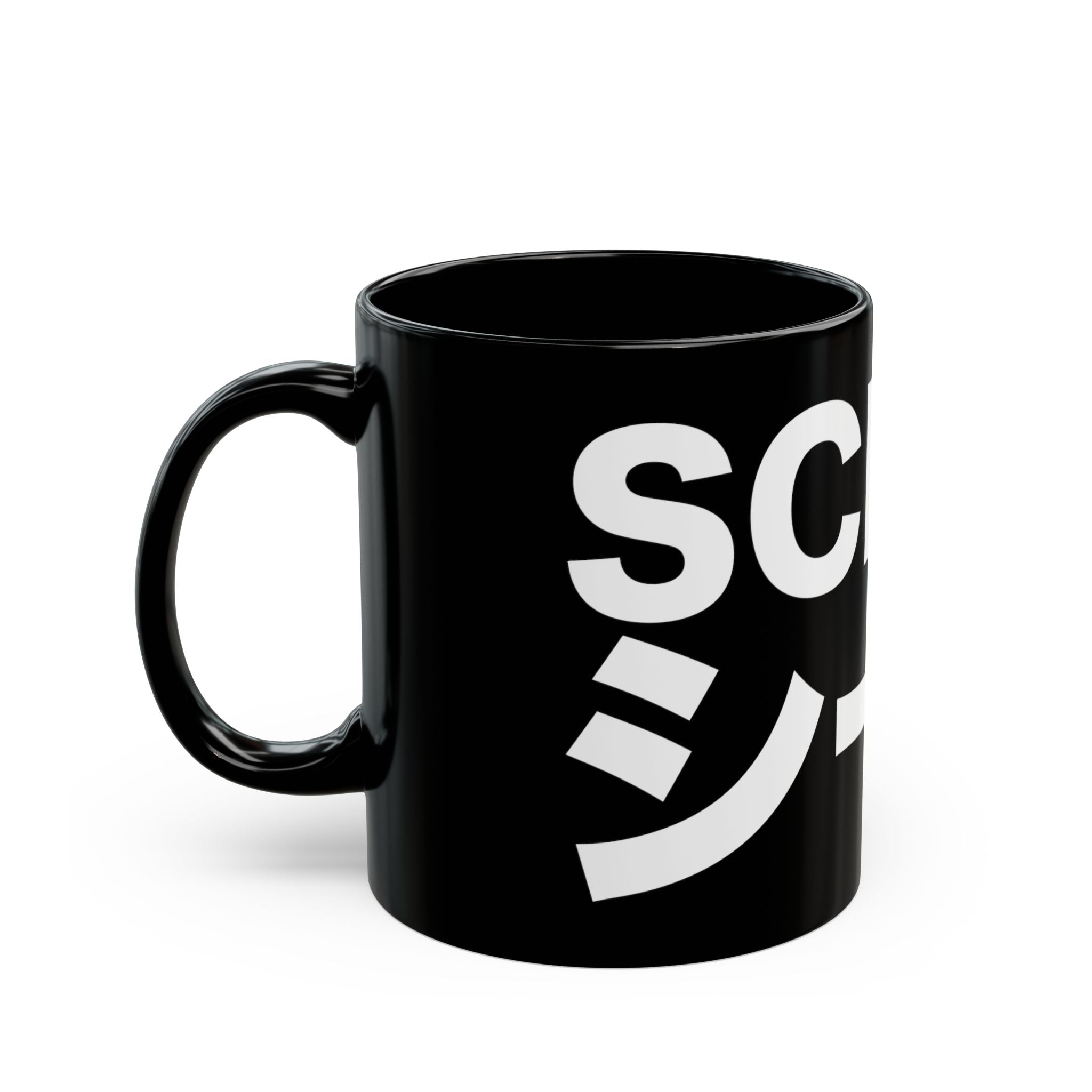 Scene Japanese Black Ceramic Mug 11oz & 15oz