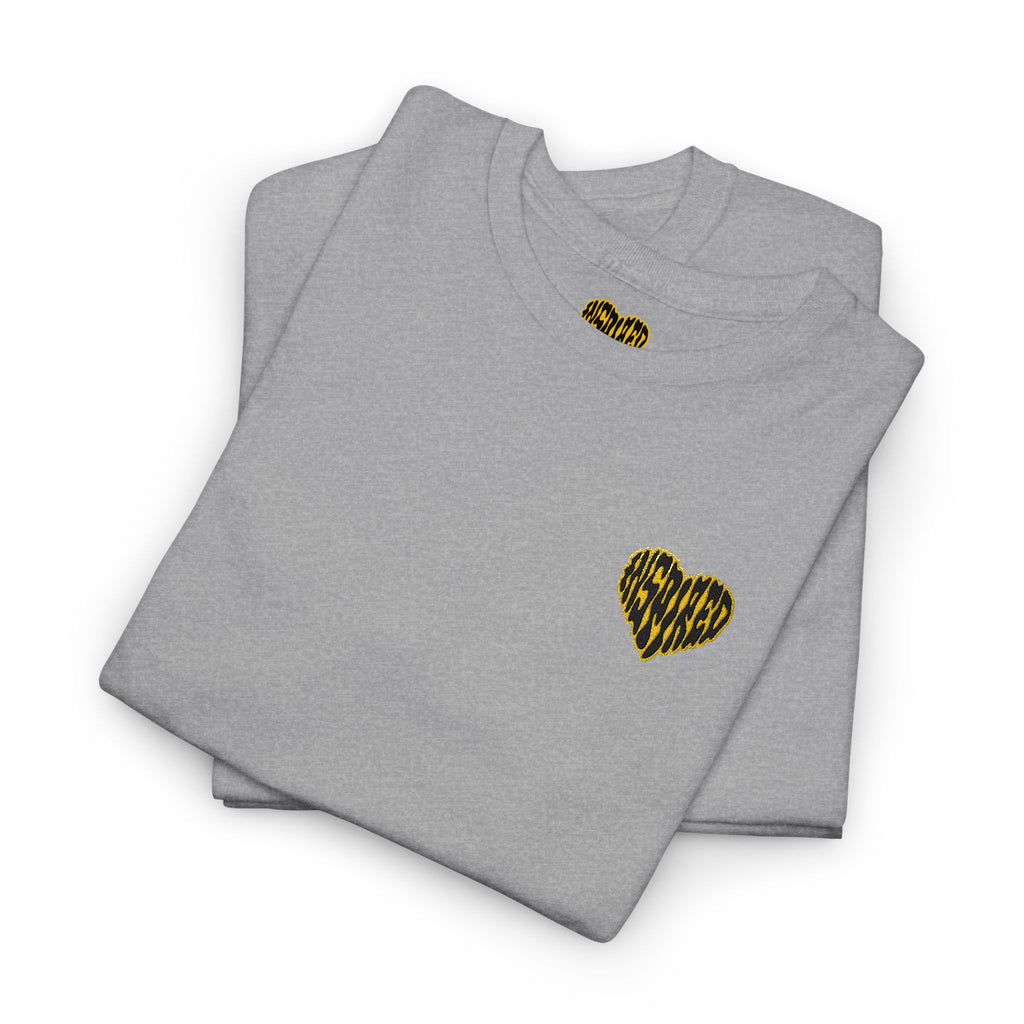 Art Is The Cure Inspired Heart Embroided Unisex Heavy Cotton Tee