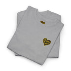 Art Is The Cure Inspired Heart Embroided Unisex Heavy Cotton Tee