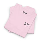 Scene Japanese Black Embroided Unisex Heavy Cotton Tee