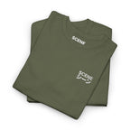 Scene Japanese White Embroided Unisex Heavy Cotton Tee
