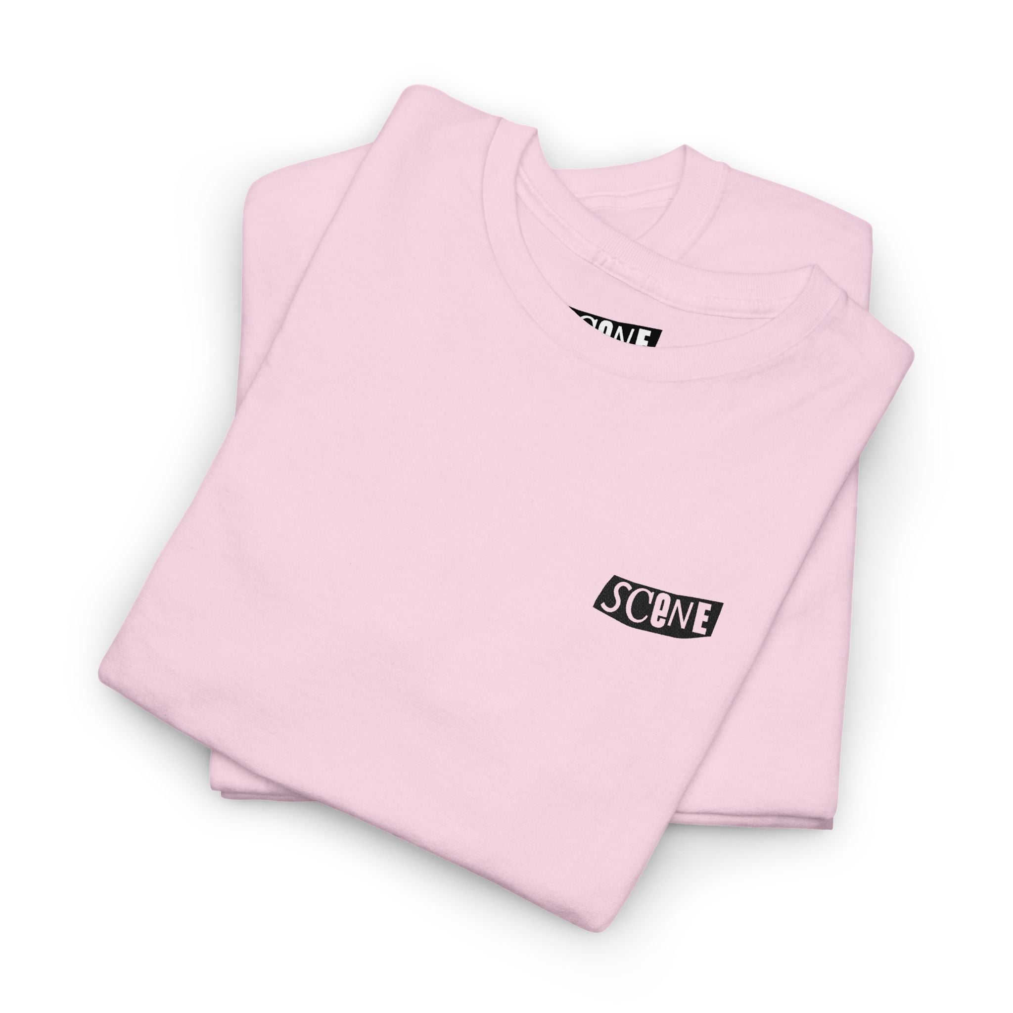 Punk Scene Black Embroided Unisex Heavy Cotton Tee