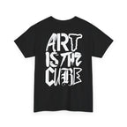 Art Is The Cure Mixed Letters Unisex Heavy Cotton Tee