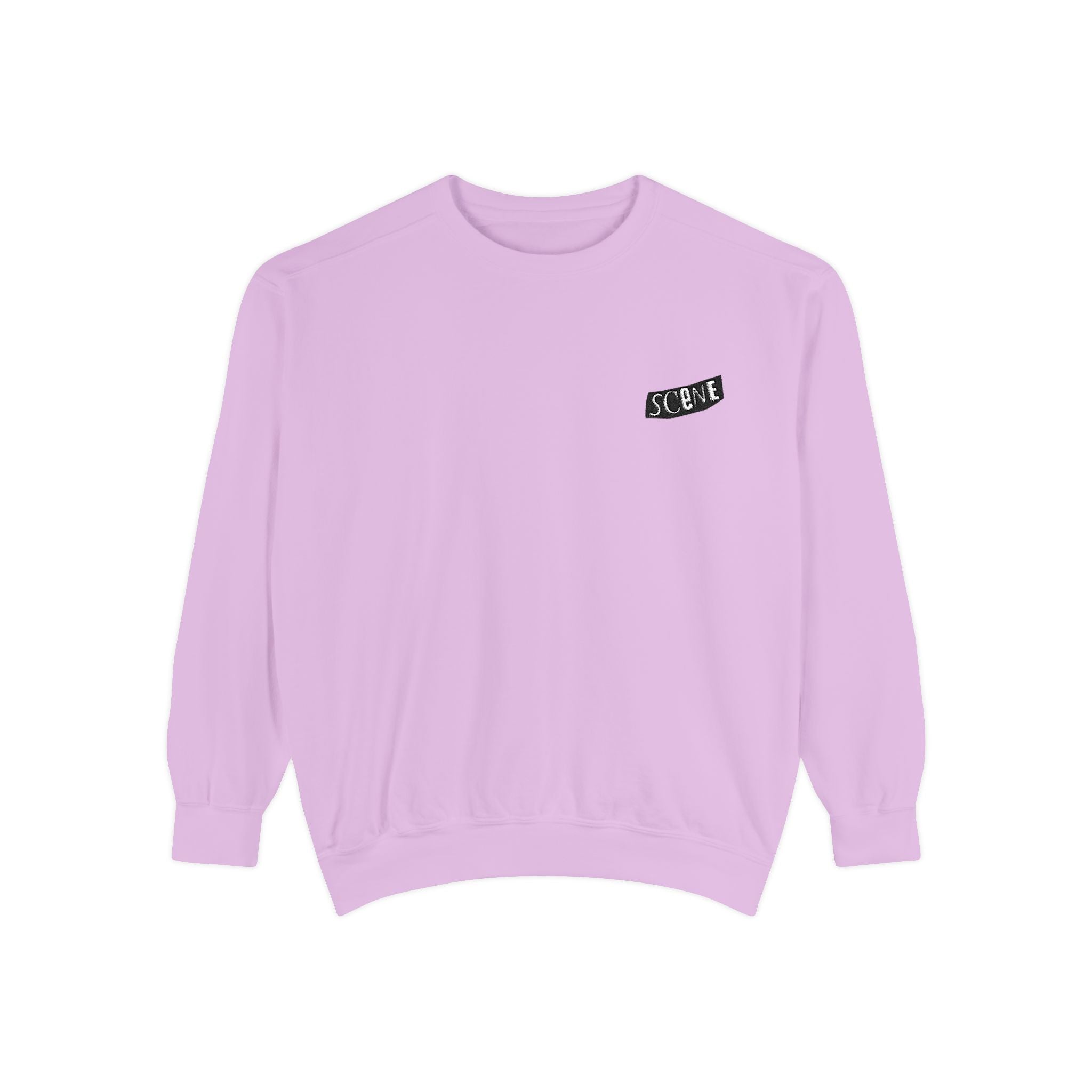 Punk Scene Embroidered Crewneck Sweatshirt