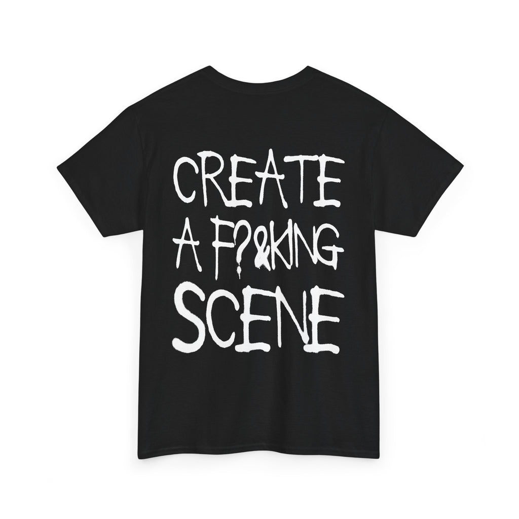 Create a F?&KING Scene Unisex Heavy Cotton Tee