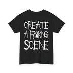 Create a F?&KING Scene Unisex Heavy Cotton Tee