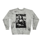 Scene Zine Mona Lisa Tie-Dye Crewneck Sweatshirt