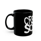 CreateScene Tag Black Ceramic Mug 11oz & 15oz