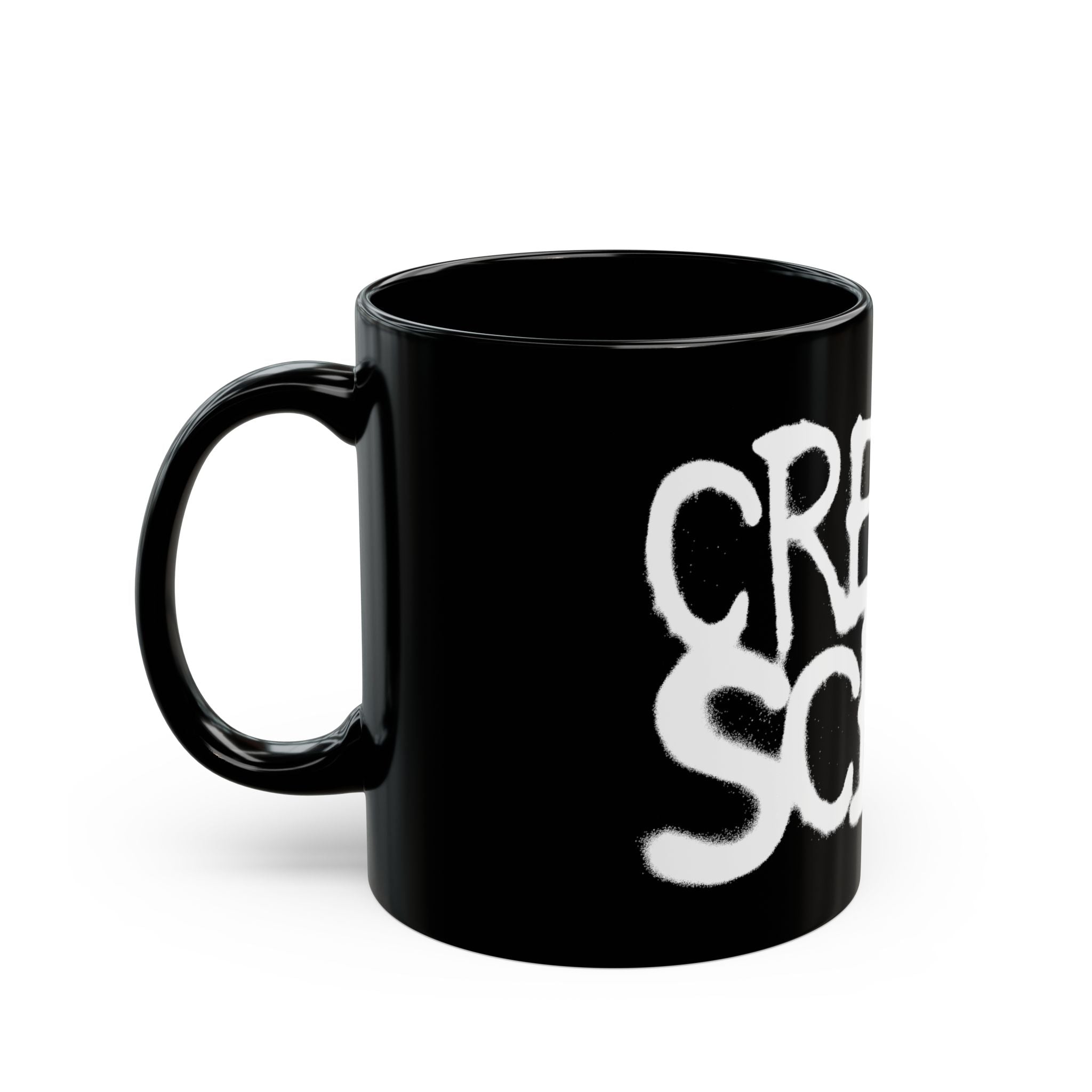 CreateScene Tag Black Ceramic Mug 11oz & 15oz