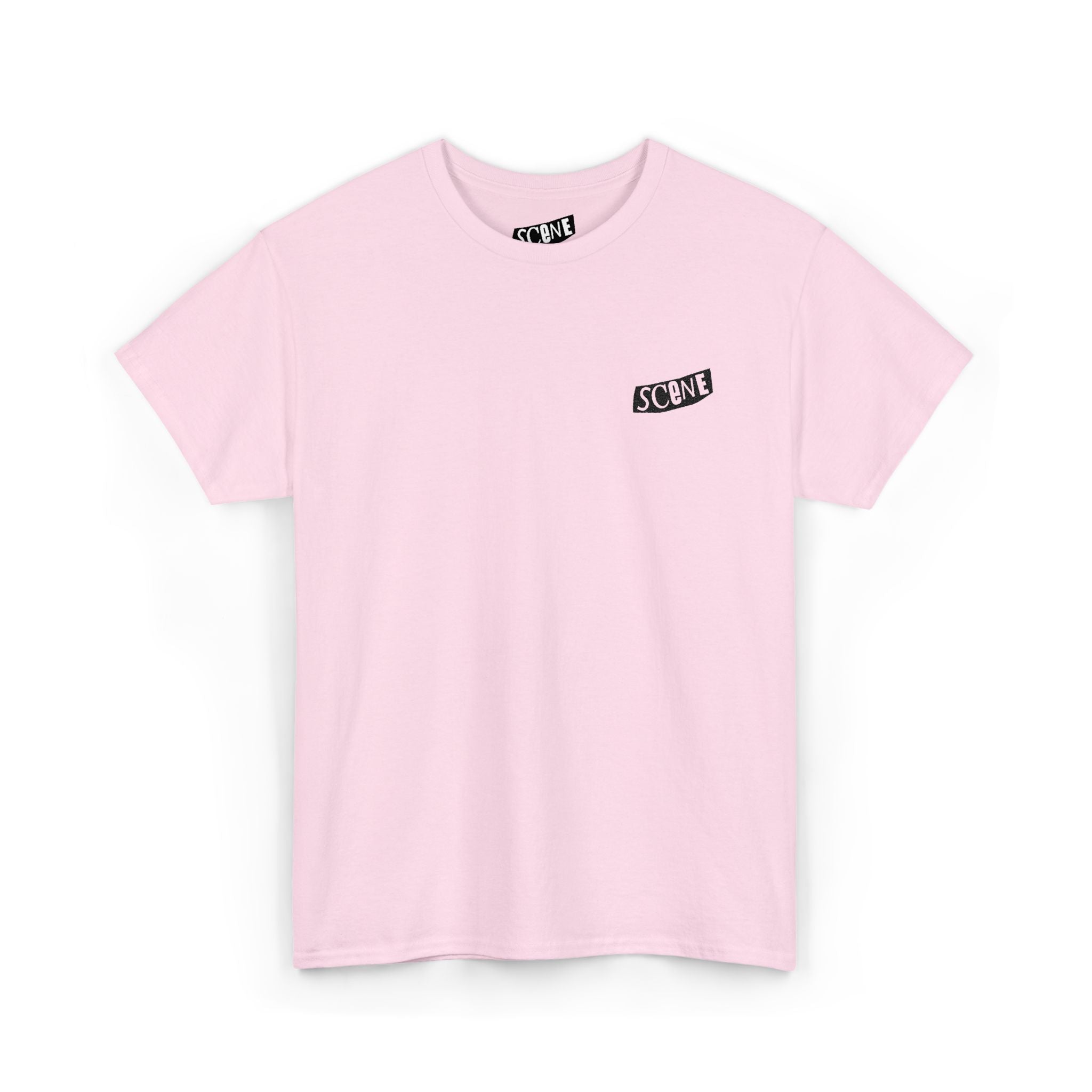 Punk Scene Black Embroided Unisex Heavy Cotton Tee