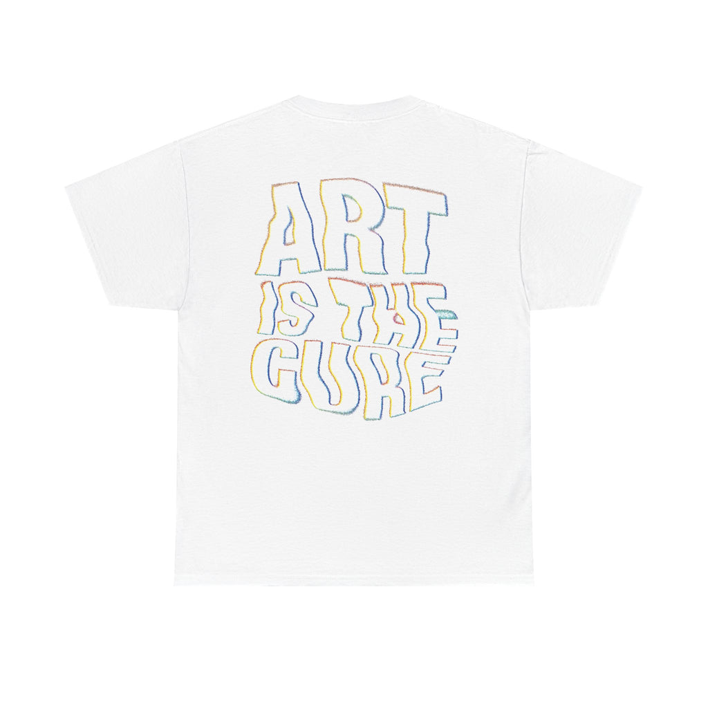 Art Is The Cure Glitch Unisex Heavy Cotton Tee