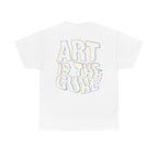 Art Is The Cure Glitch Unisex Heavy Cotton Tee