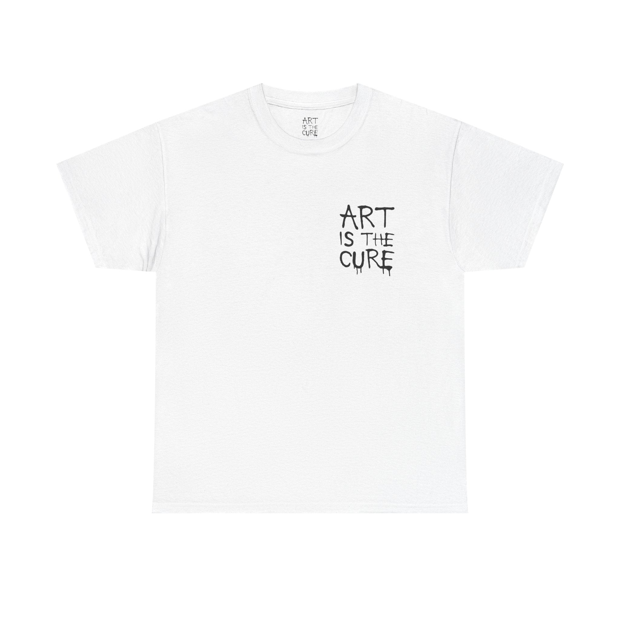 Art Is The Cure Sprayed Unisex Heavy Cotton Tee