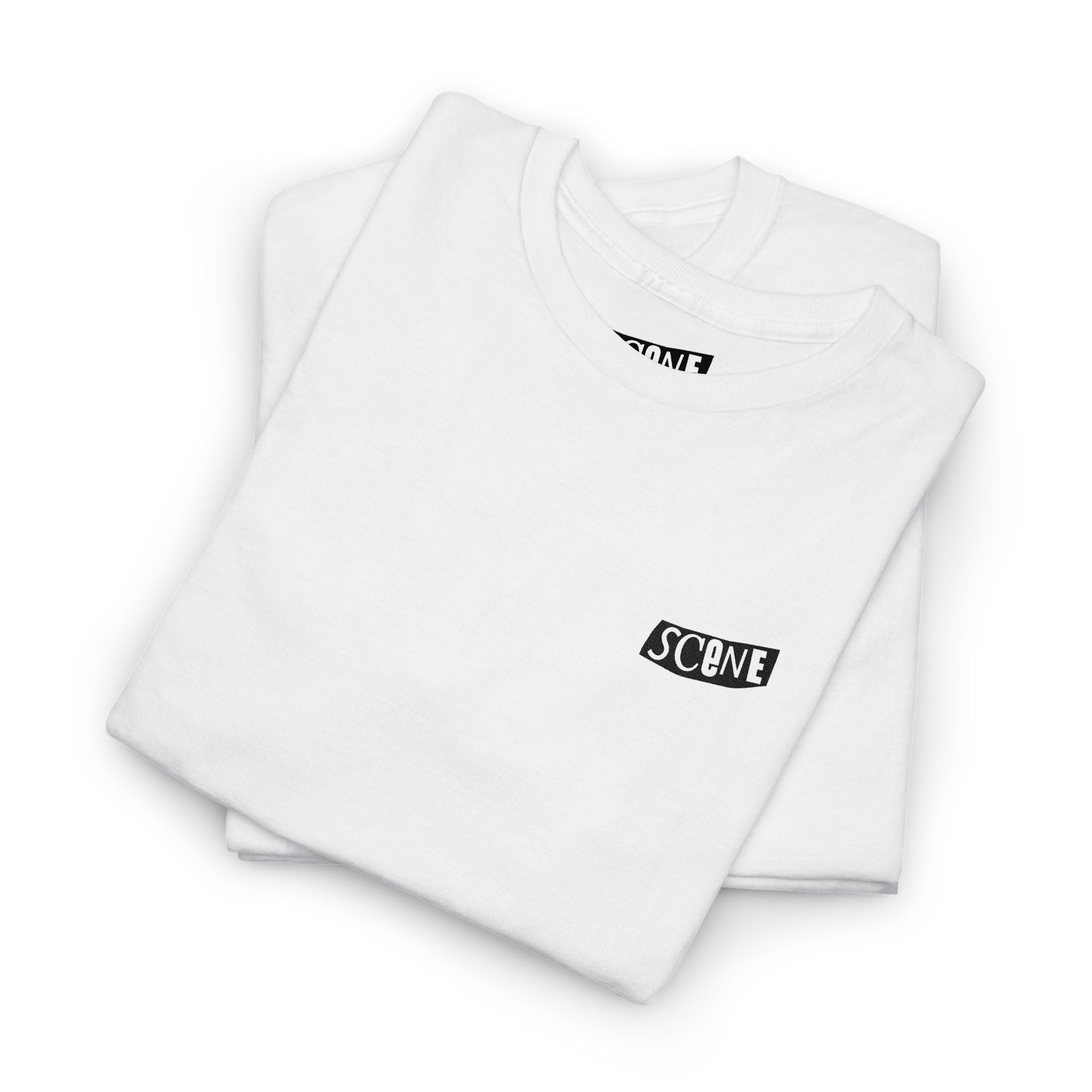 Punk Scene Black Embroided Unisex Heavy Cotton Tee