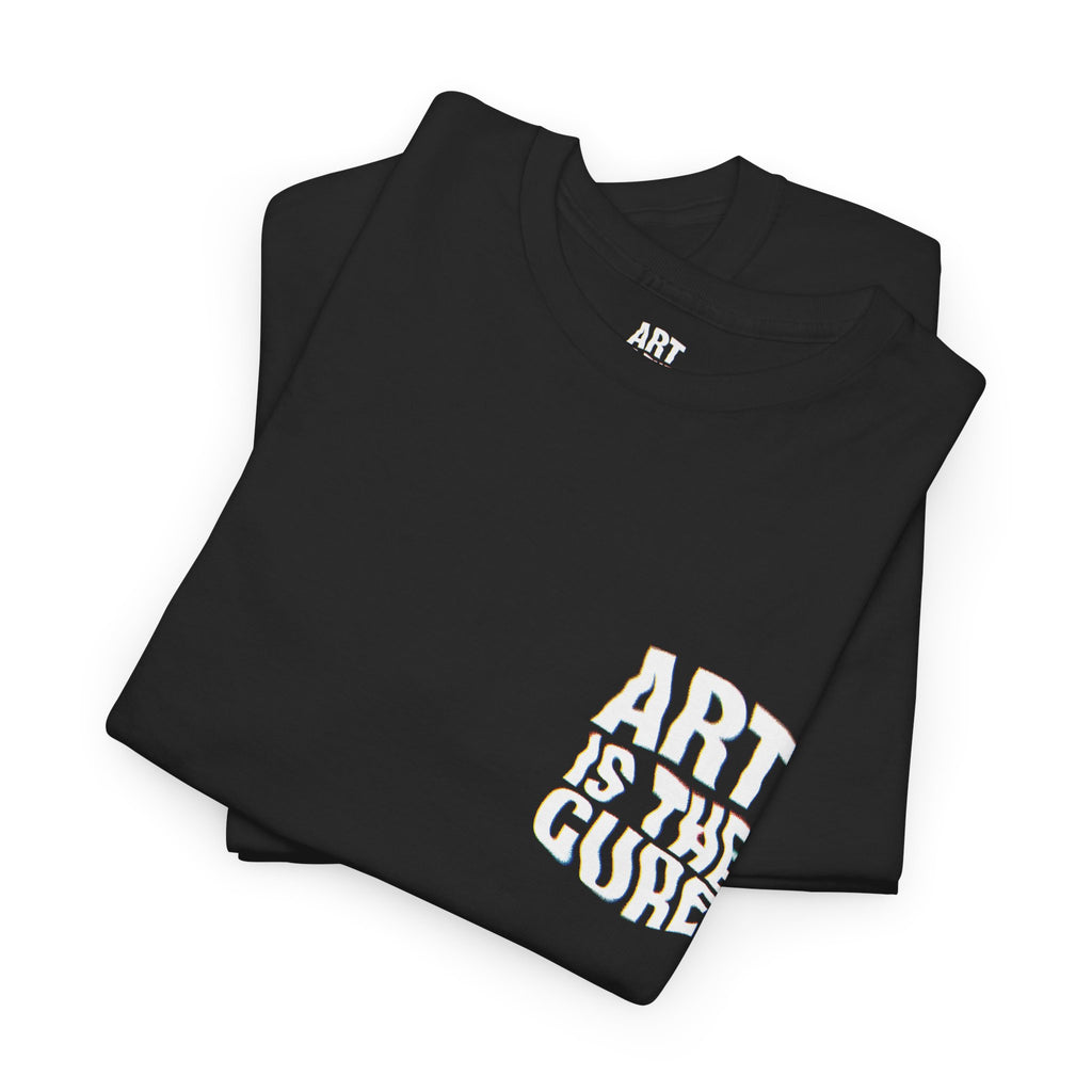 Art Is The Cure Glitch Unisex Heavy Cotton Tee