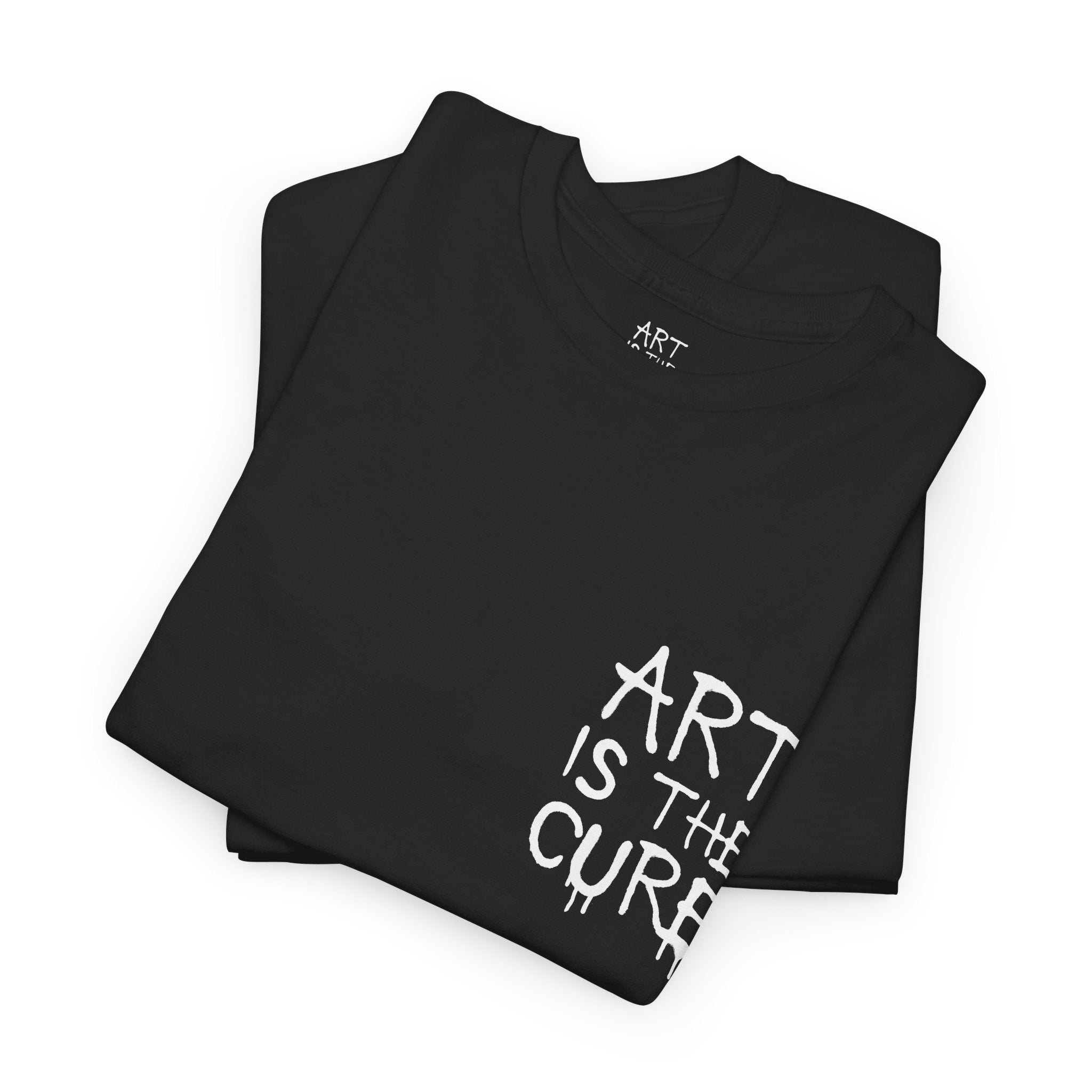 Art Is The Cure Sprayed Unisex Heavy Cotton Tee