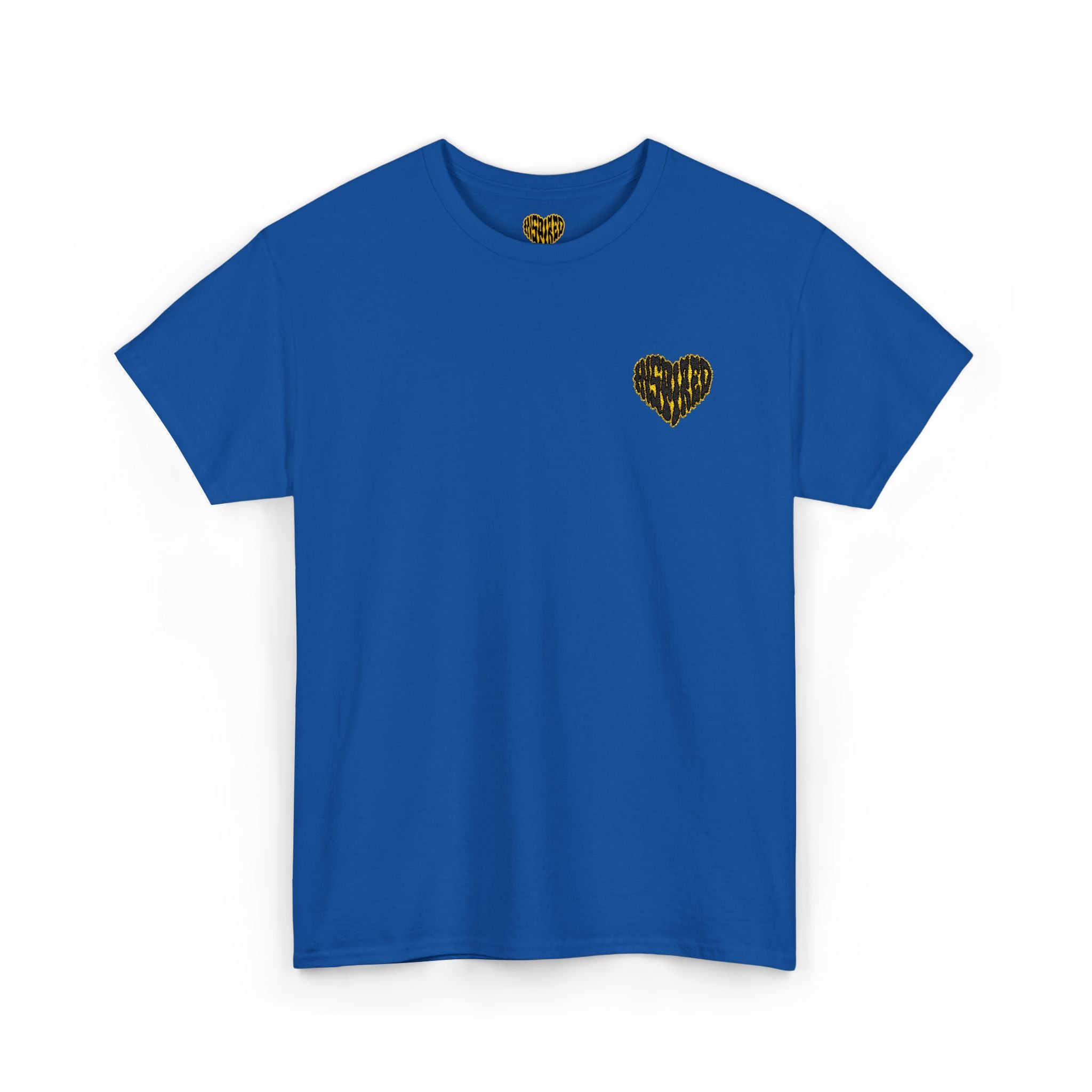 Art Is The Cure Inspired Heart Embroided Unisex Heavy Cotton Tee
