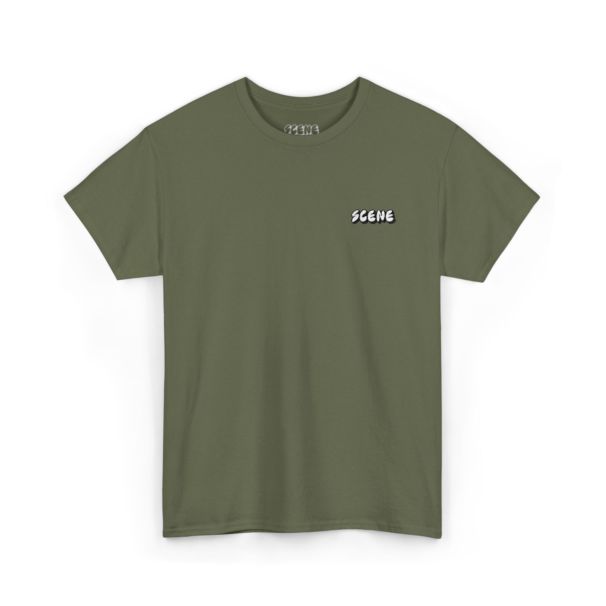 Graffiti Scene Embroided Unisex Heavy Cotton Tee