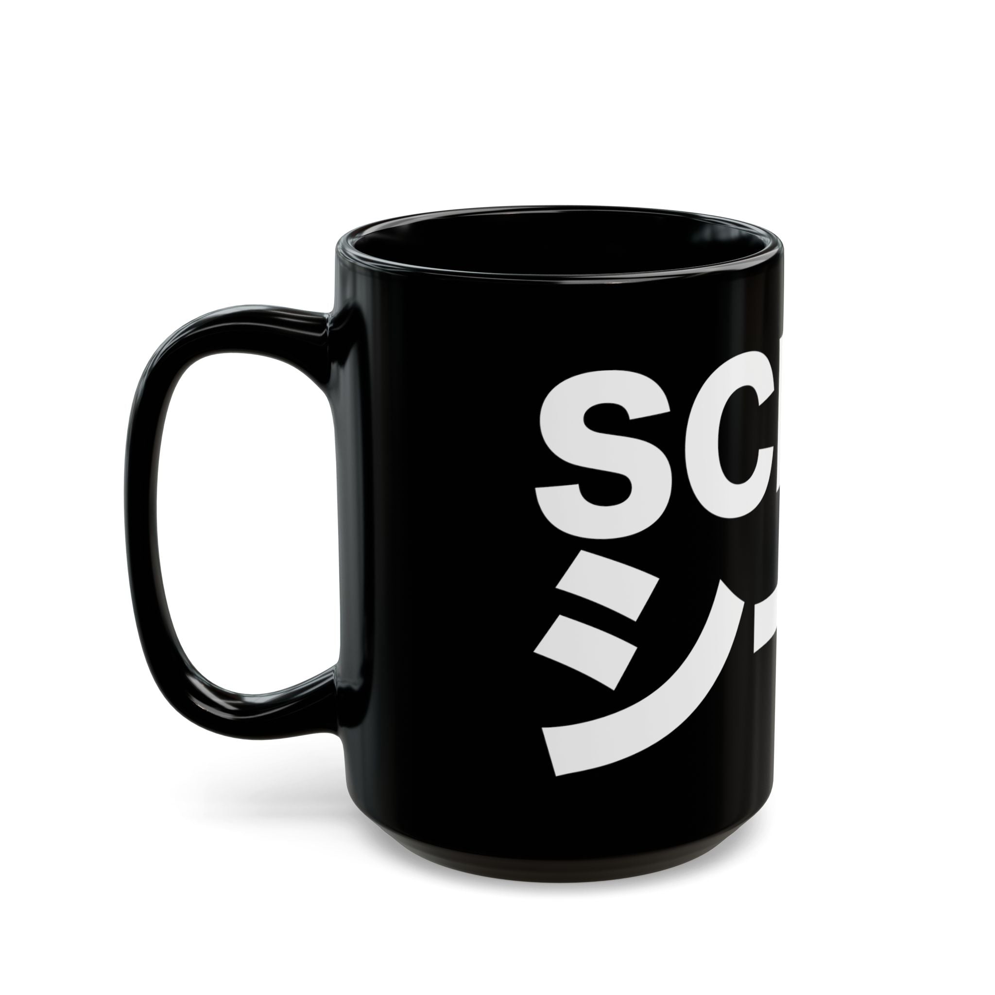 Scene Japanese Black Ceramic Mug 11oz & 15oz
