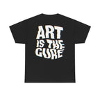 Art Is The Cure Glitch Unisex Heavy Cotton Tee