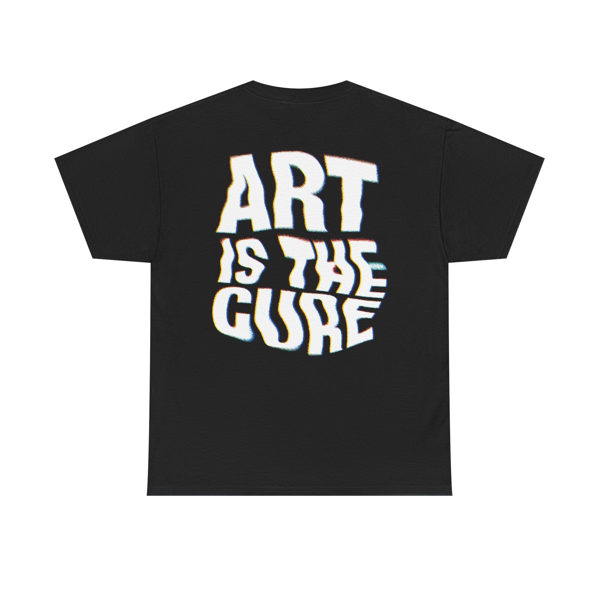 Art Is The Cure Glitch Unisex Heavy Cotton Tee