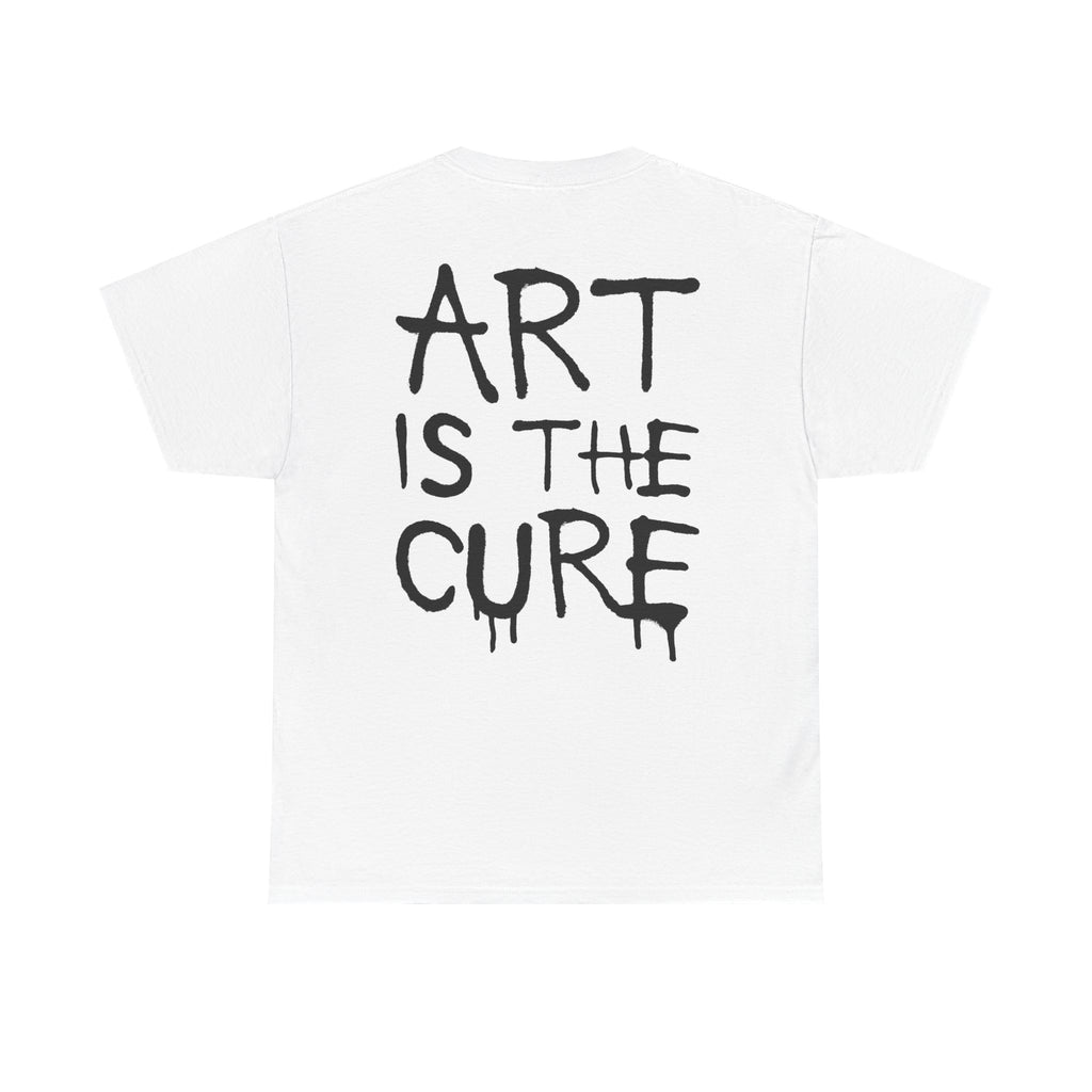 Art Is The Cure Sprayed Unisex Heavy Cotton Tee