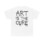 Art Is The Cure Sprayed Unisex Heavy Cotton Tee