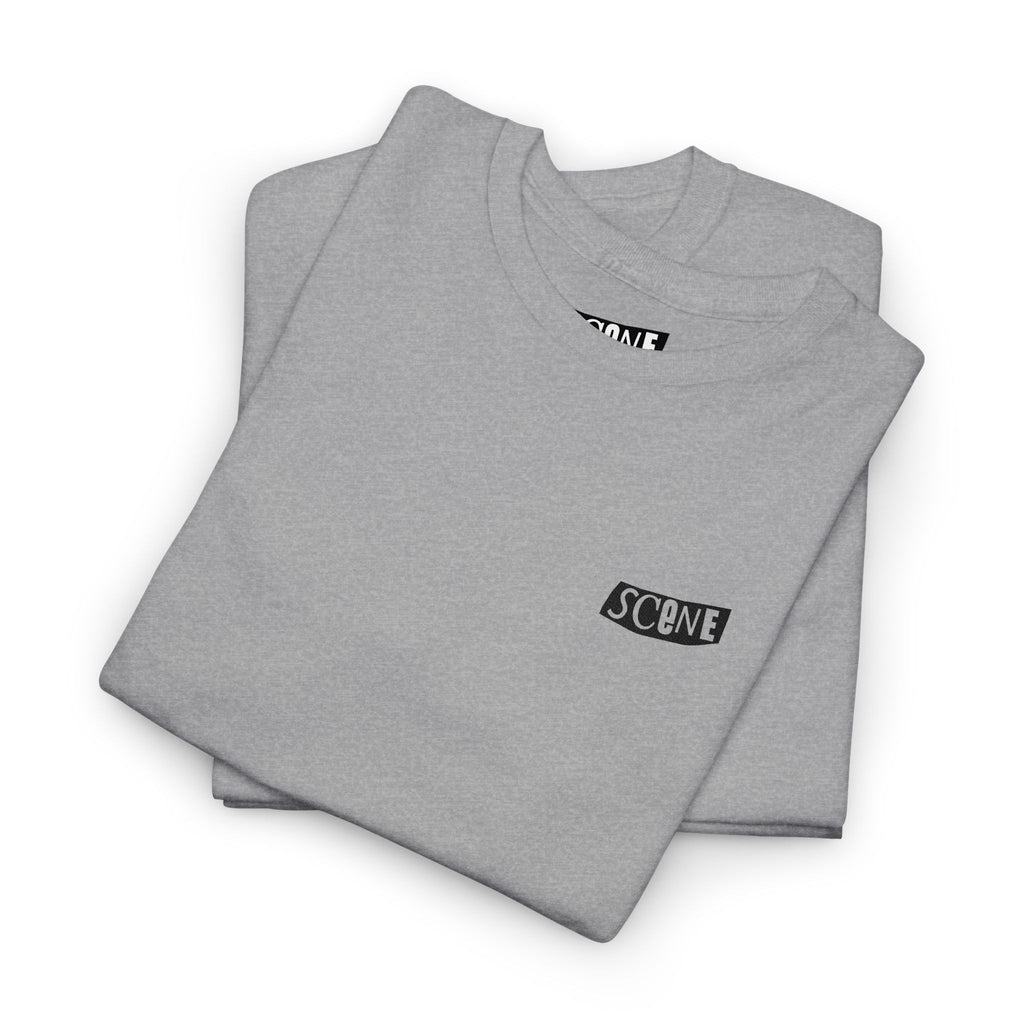 Punk Scene Black Embroided Unisex Heavy Cotton Tee