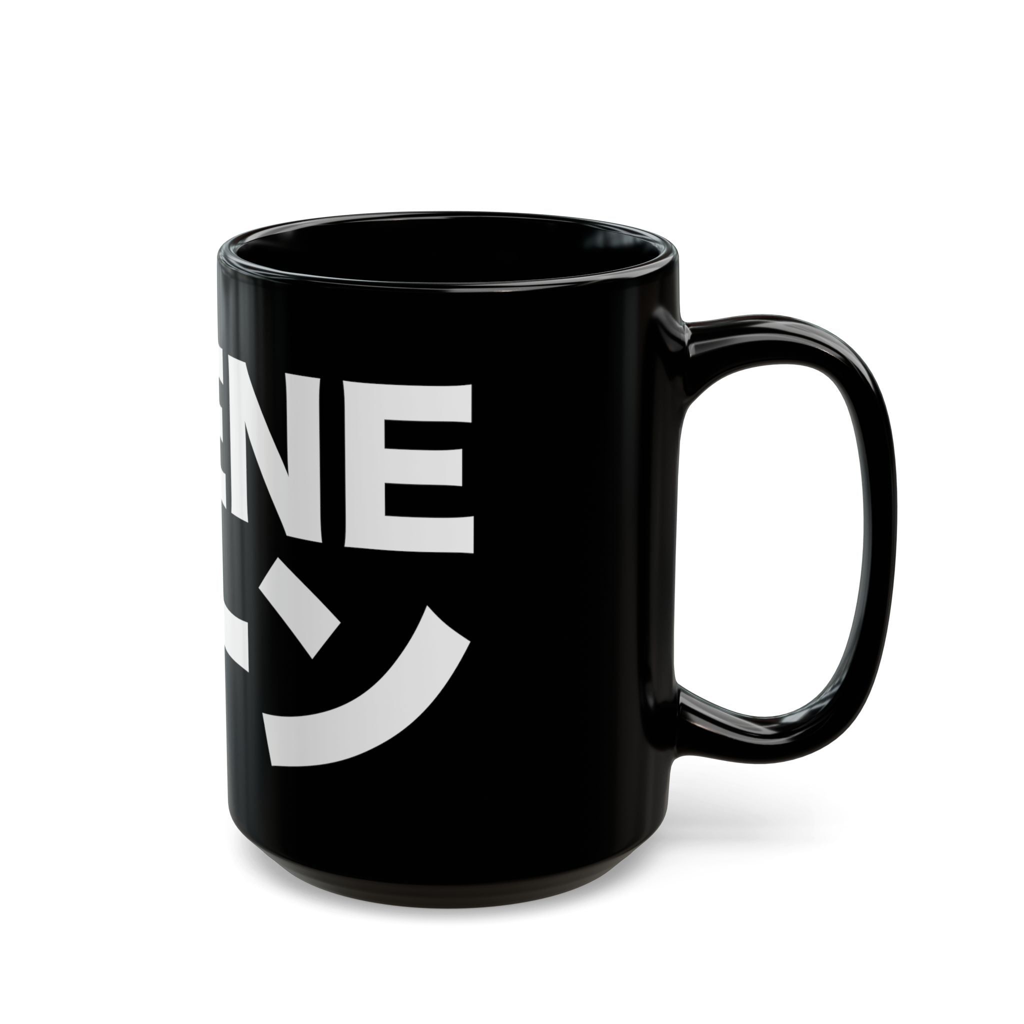 Scene Japanese Black Ceramic Mug 11oz & 15oz