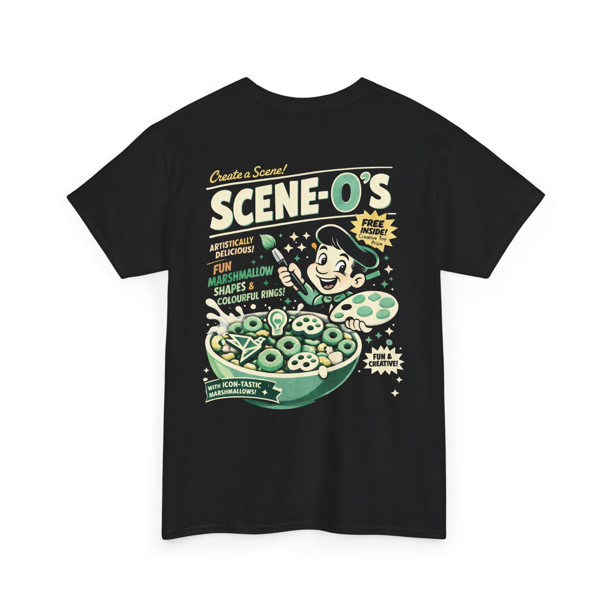 Scene O's Cereal Unisex Heavy Cotton Tee