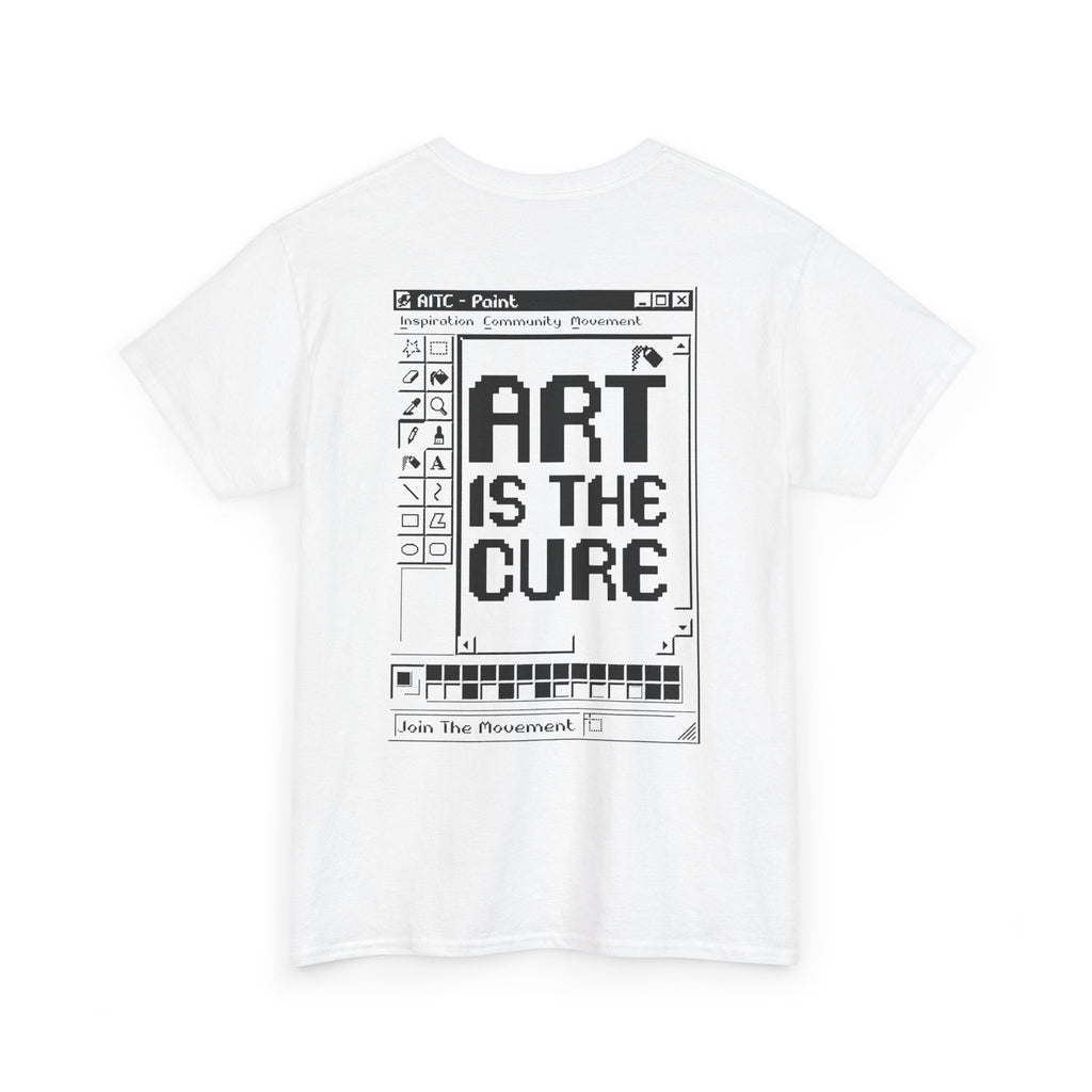 Art Is The Cure Paint Unisex Heavy Cotton Tee