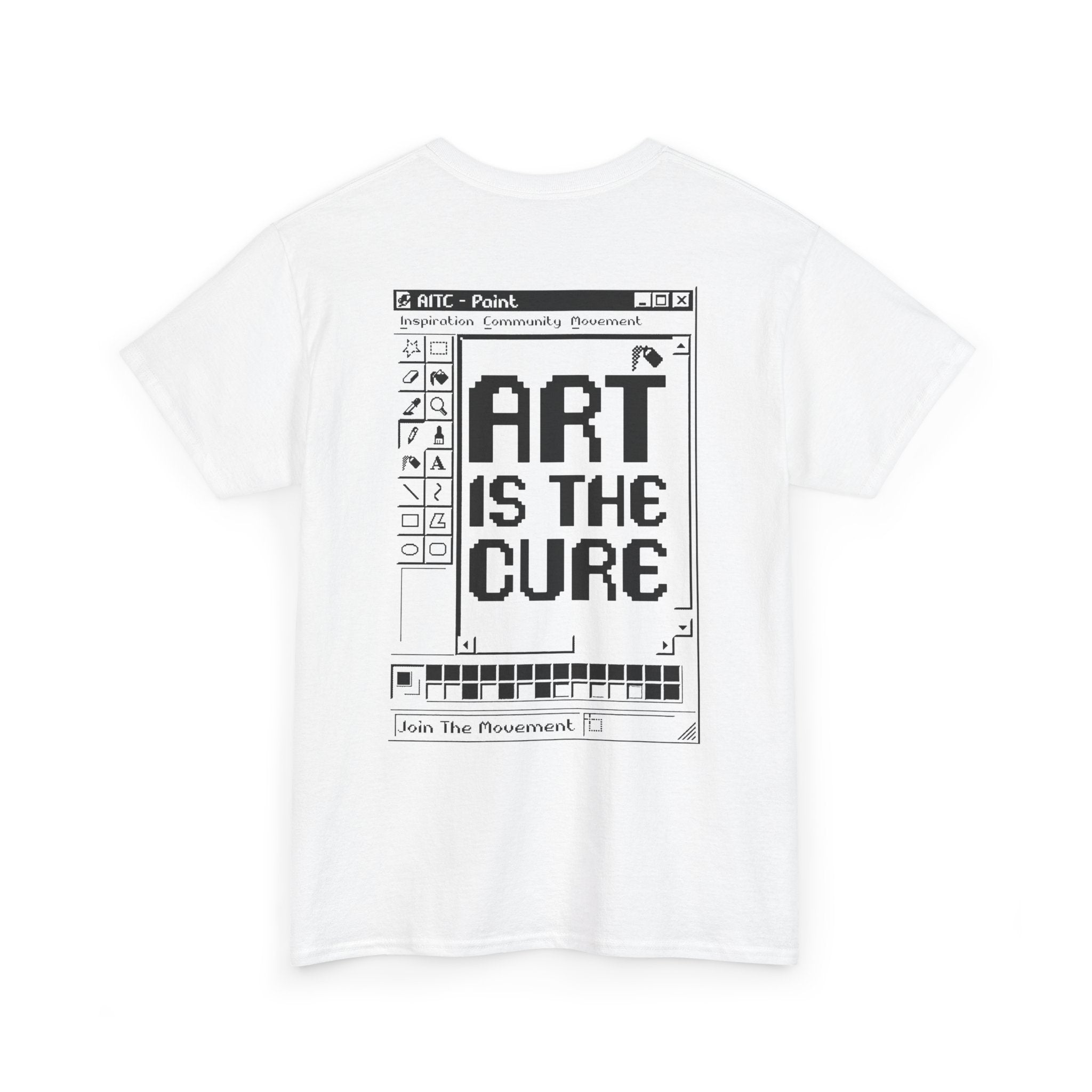 Art Is The Cure Paint Unisex Heavy Cotton Tee