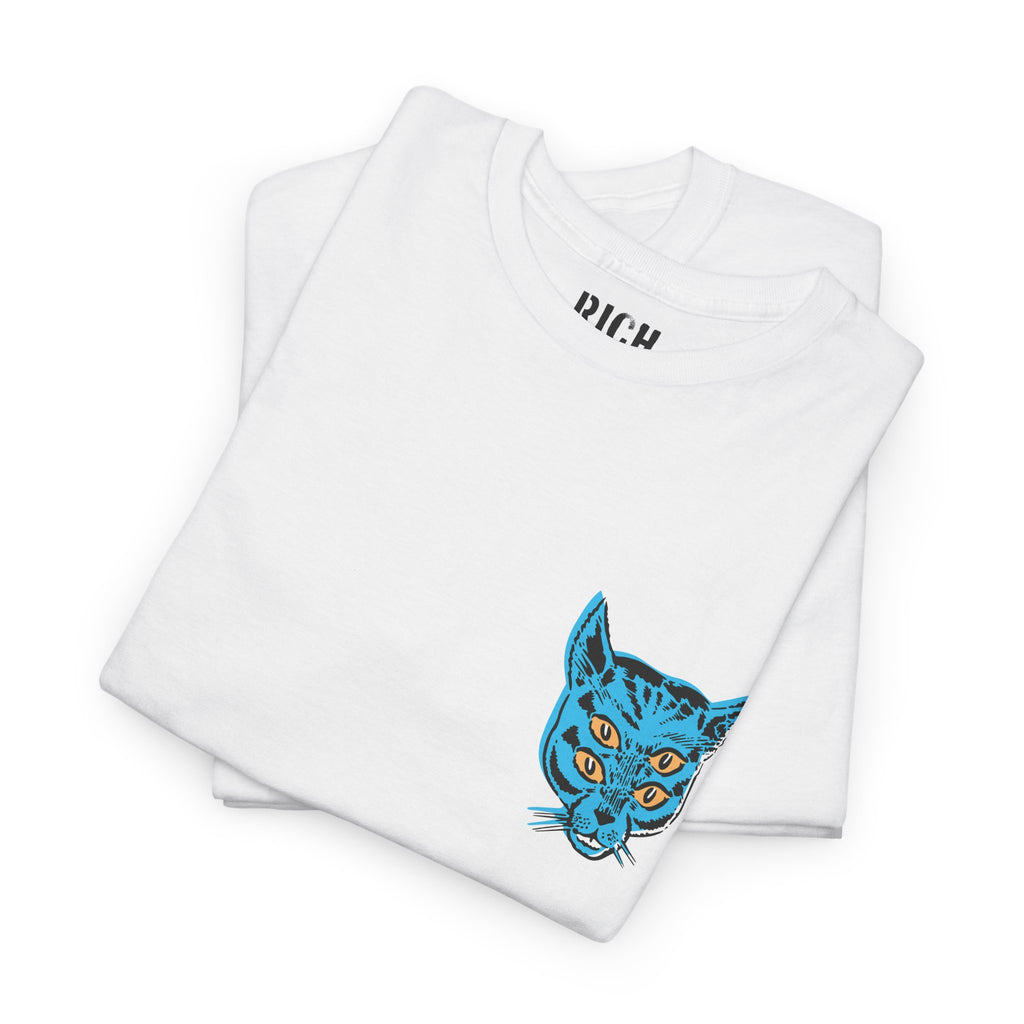 4 Eyed Cat Unisex Heavy Cotton Tee