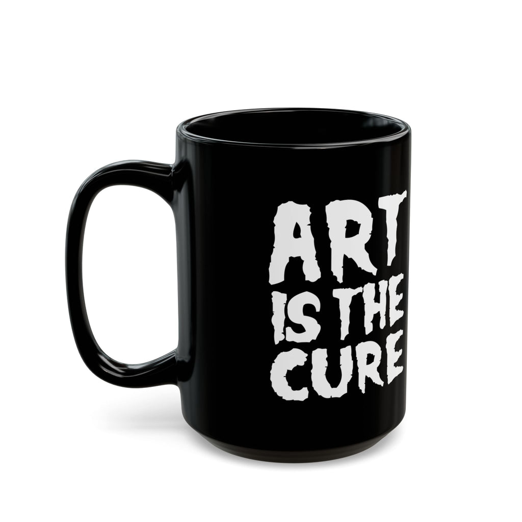 Art Is The Cure Misfits Black Ceramic Mug 11oz & 15oz