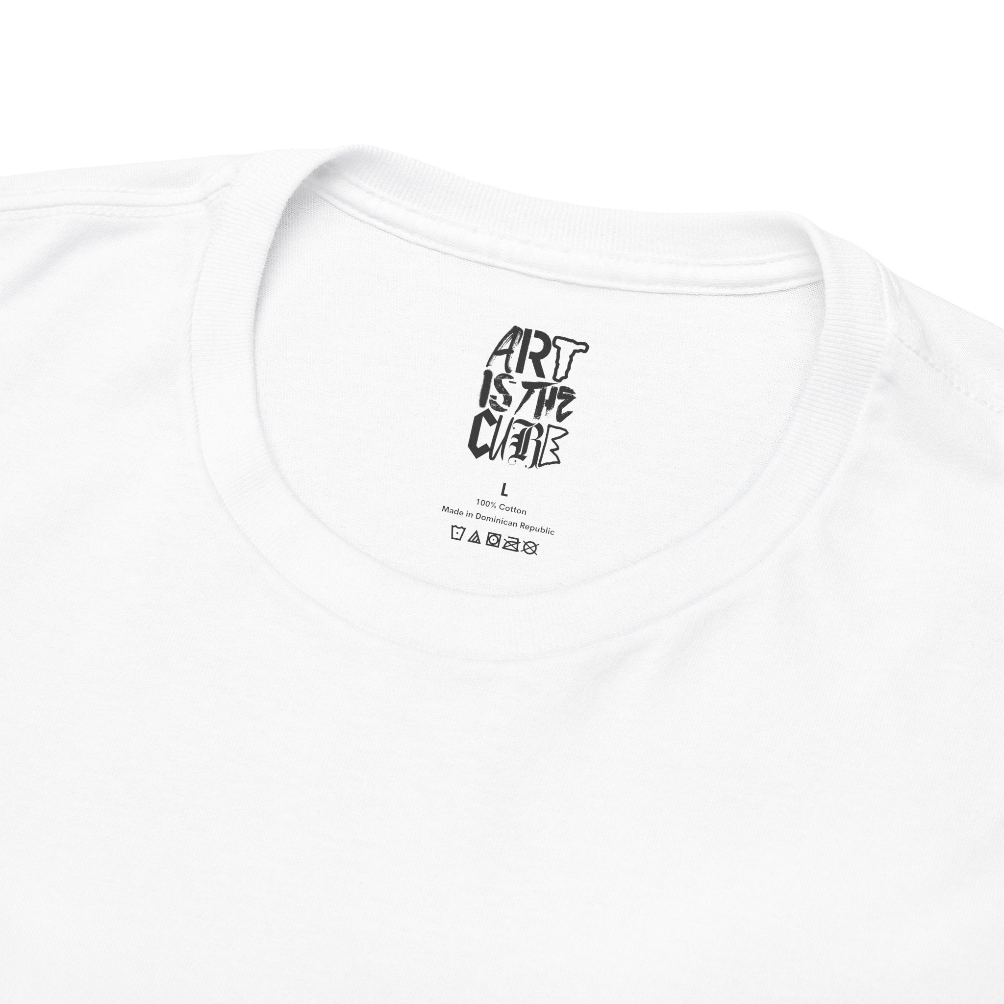 Art Is The Cure Mixed Letters Unisex Heavy Cotton Tee