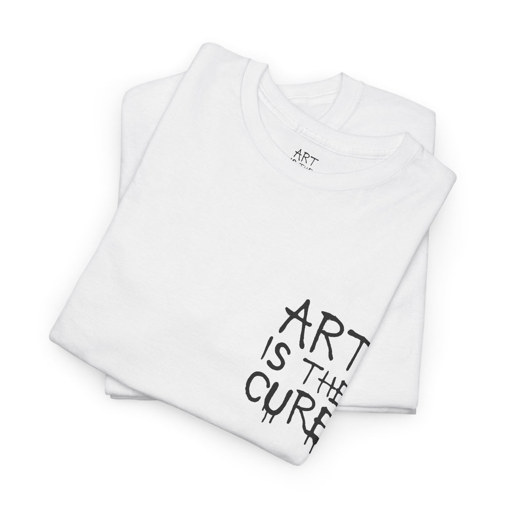 Art Is The Cure Sprayed Unisex Heavy Cotton Tee