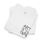 Art Is The Cure Sprayed Unisex Heavy Cotton Tee
