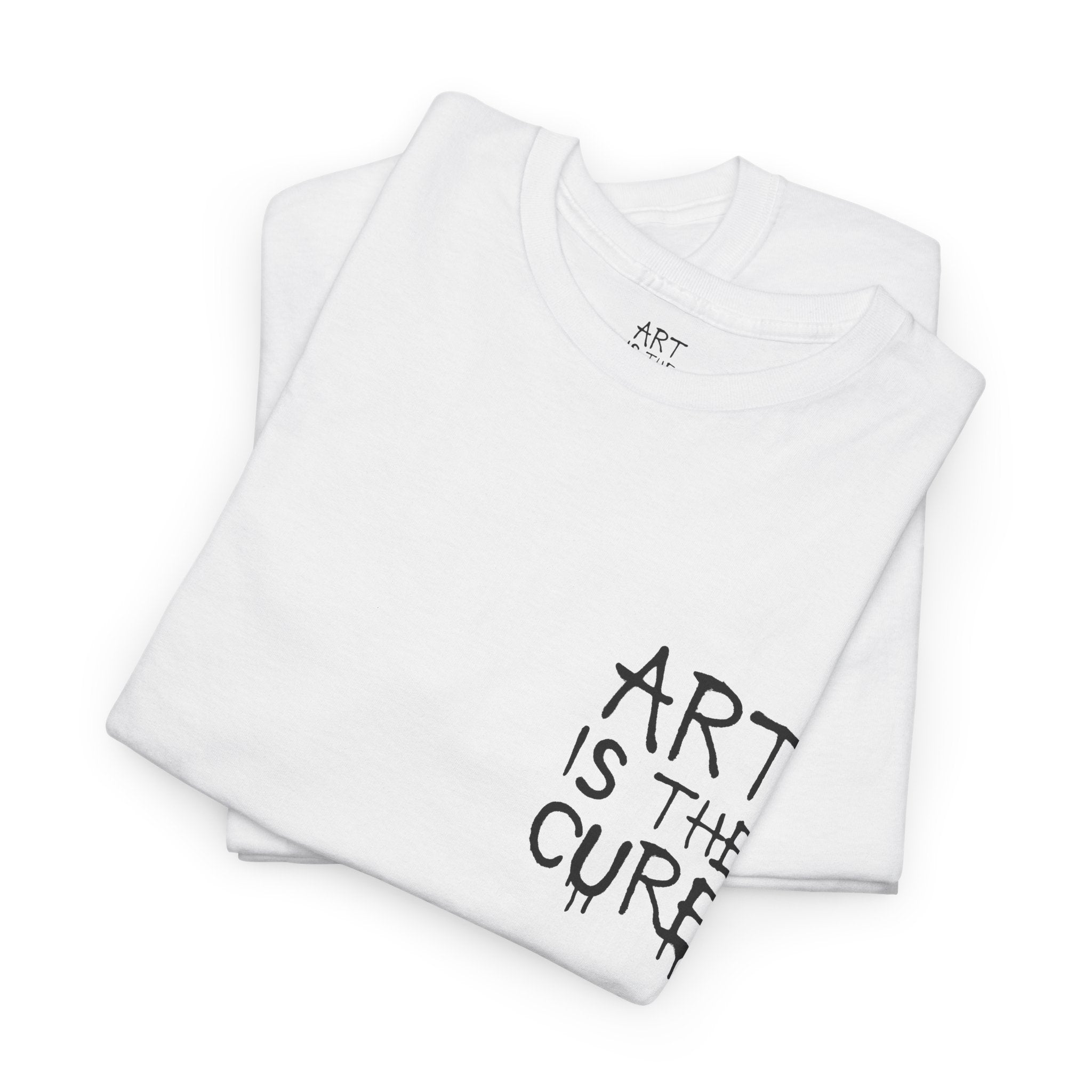 Art Is The Cure Sprayed Unisex Heavy Cotton Tee