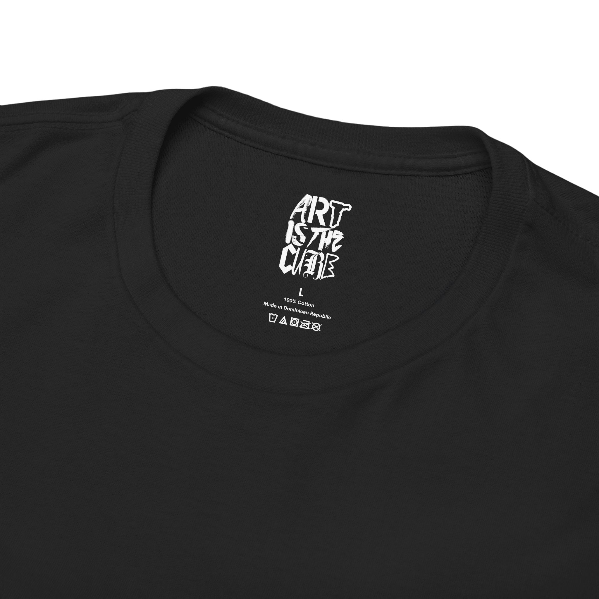 Art Is The Cure Mixed Letters Unisex Heavy Cotton Tee