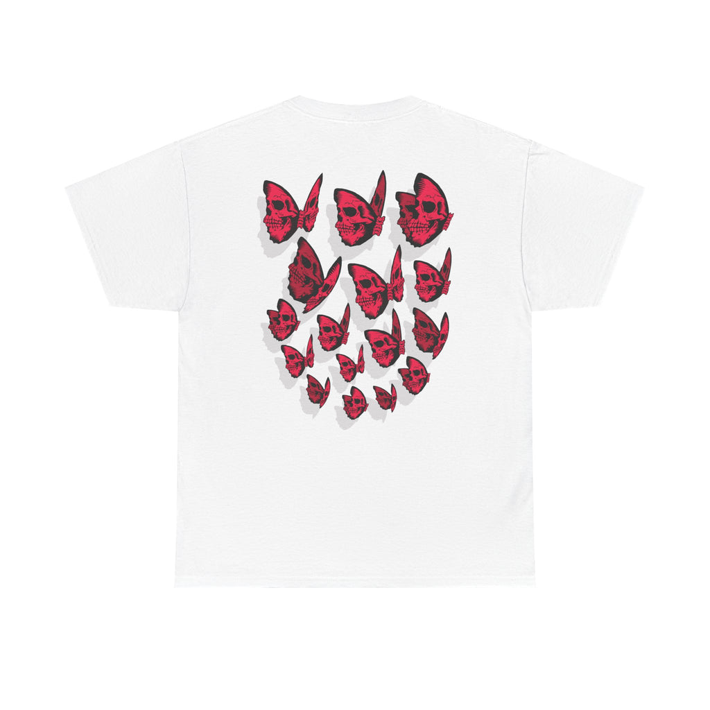 Red Skullerflies Unisex Heavy Cotton Tee
