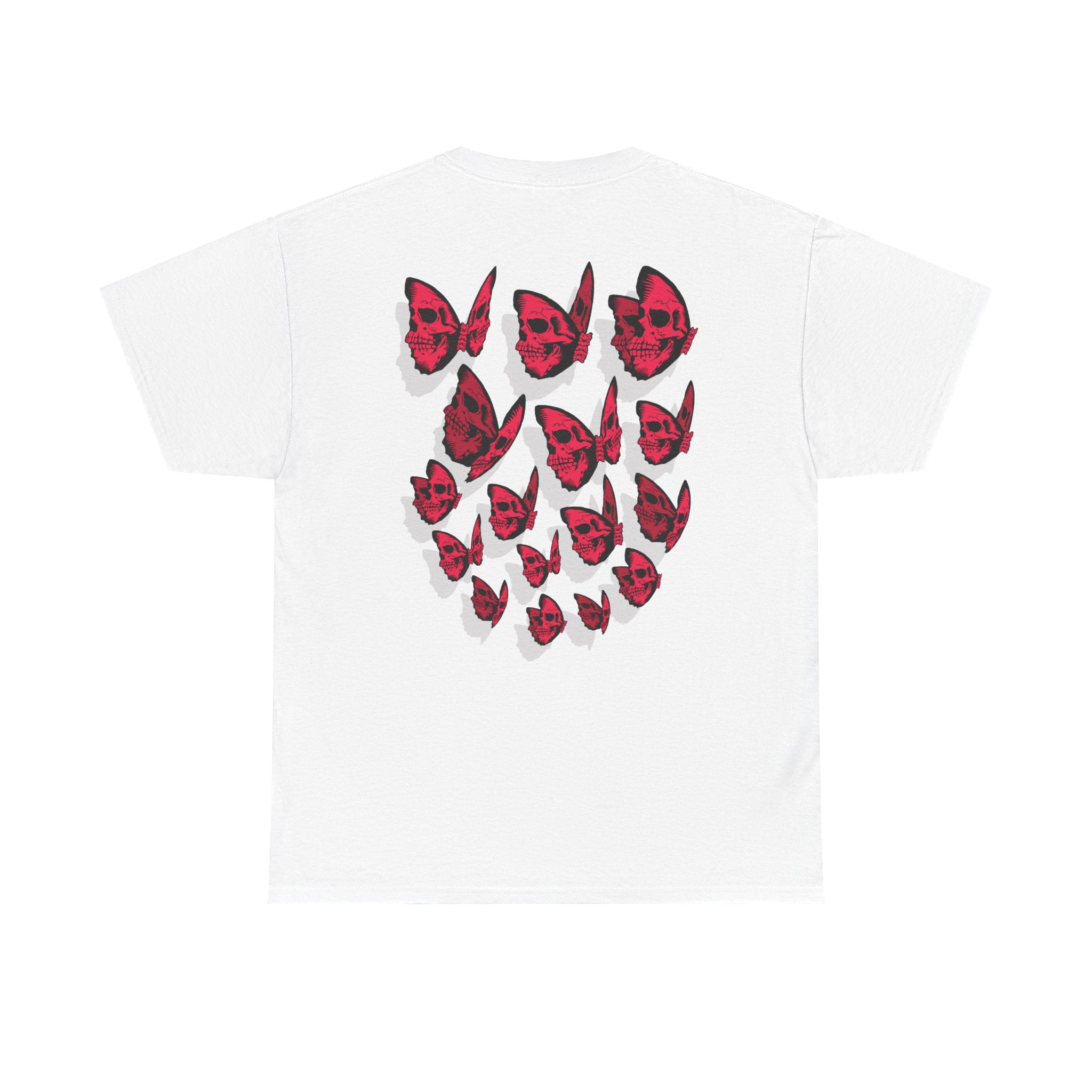 Red Skullerflies Unisex Heavy Cotton Tee
