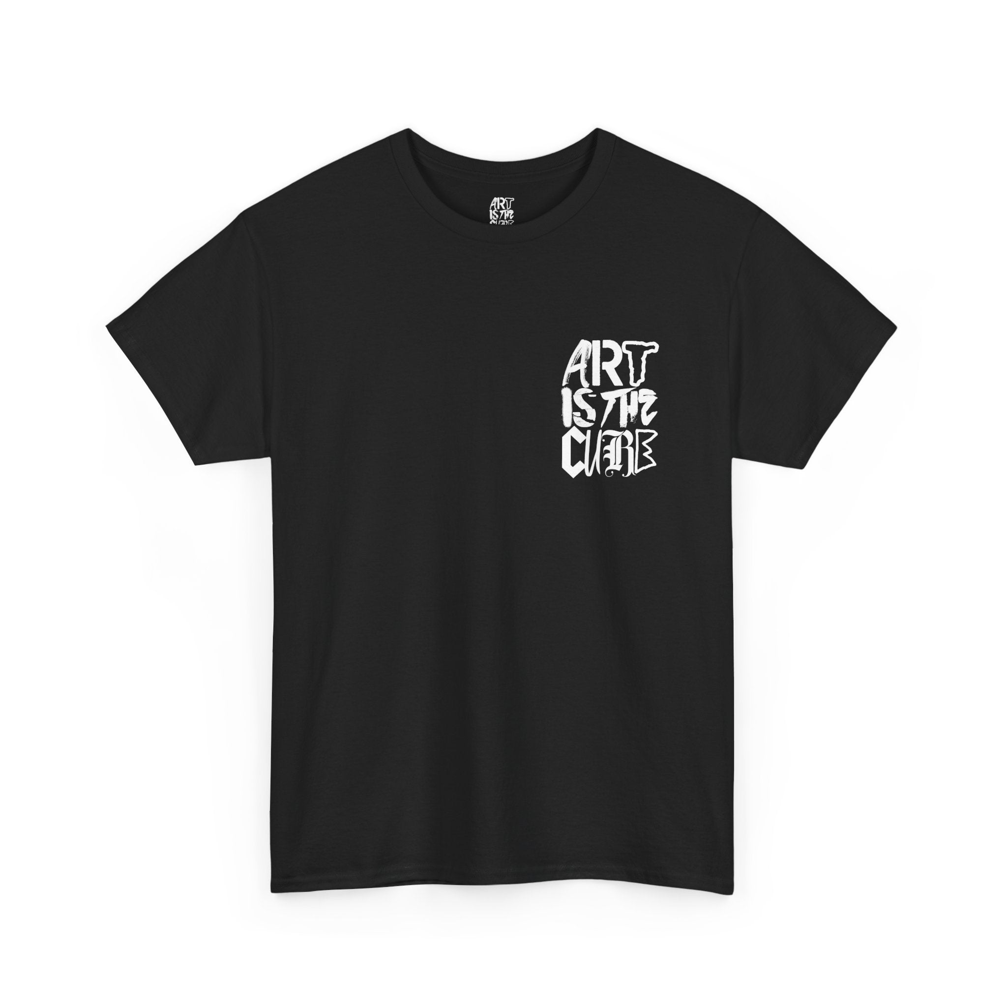 Art Is The Cure Mixed Letters Unisex Heavy Cotton Tee