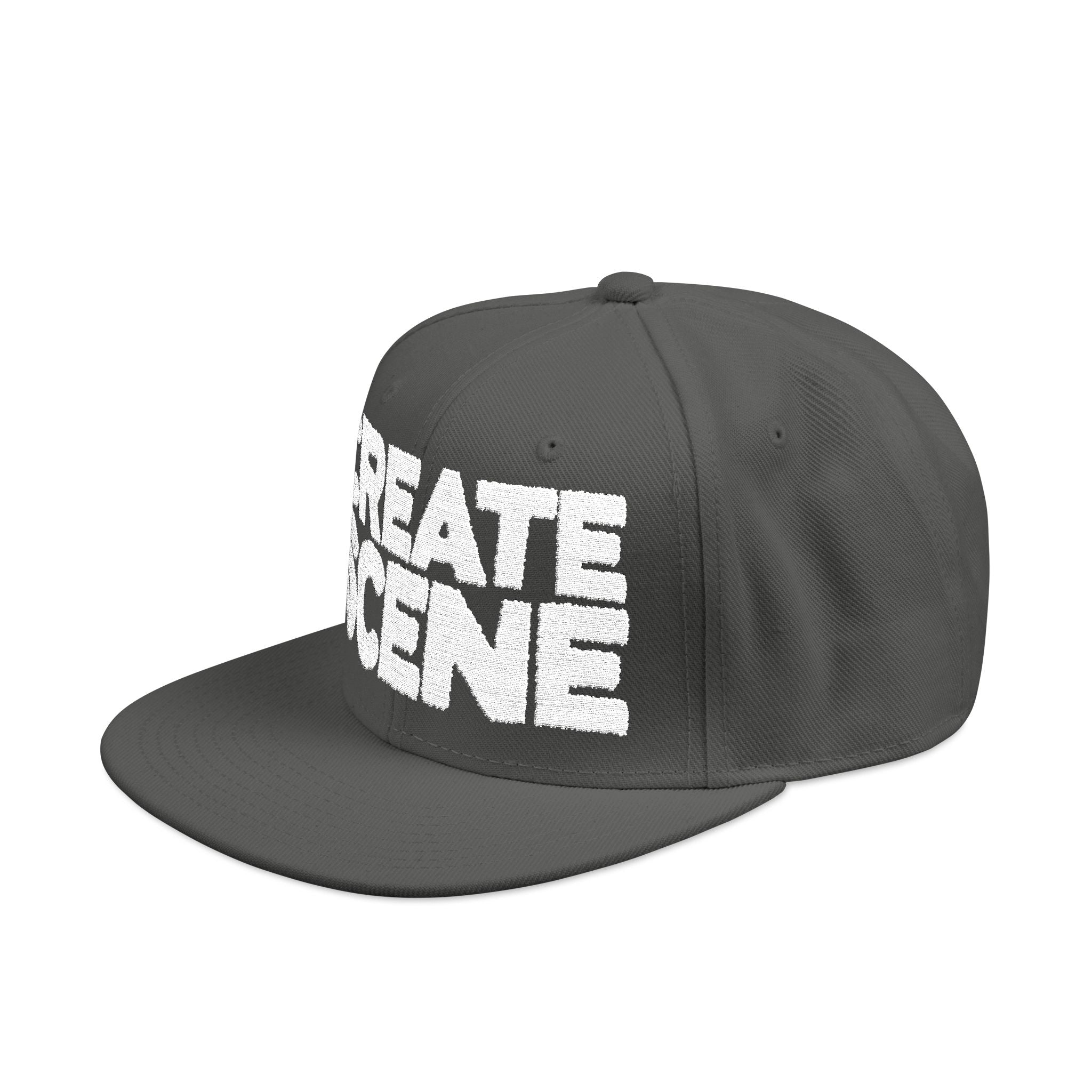 CreateScene Zine Embroidery Snapback Cap