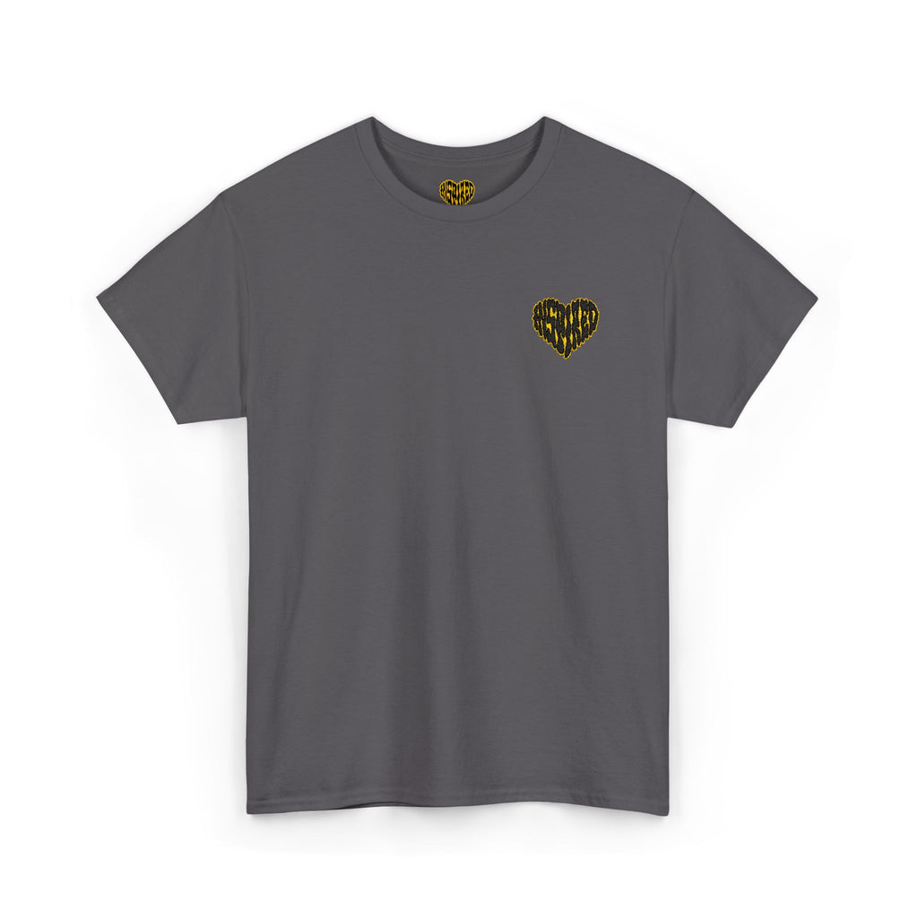 Art Is The Cure Inspired Heart Embroided Unisex Heavy Cotton Tee