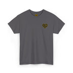 Art Is The Cure Inspired Heart Embroided Unisex Heavy Cotton Tee