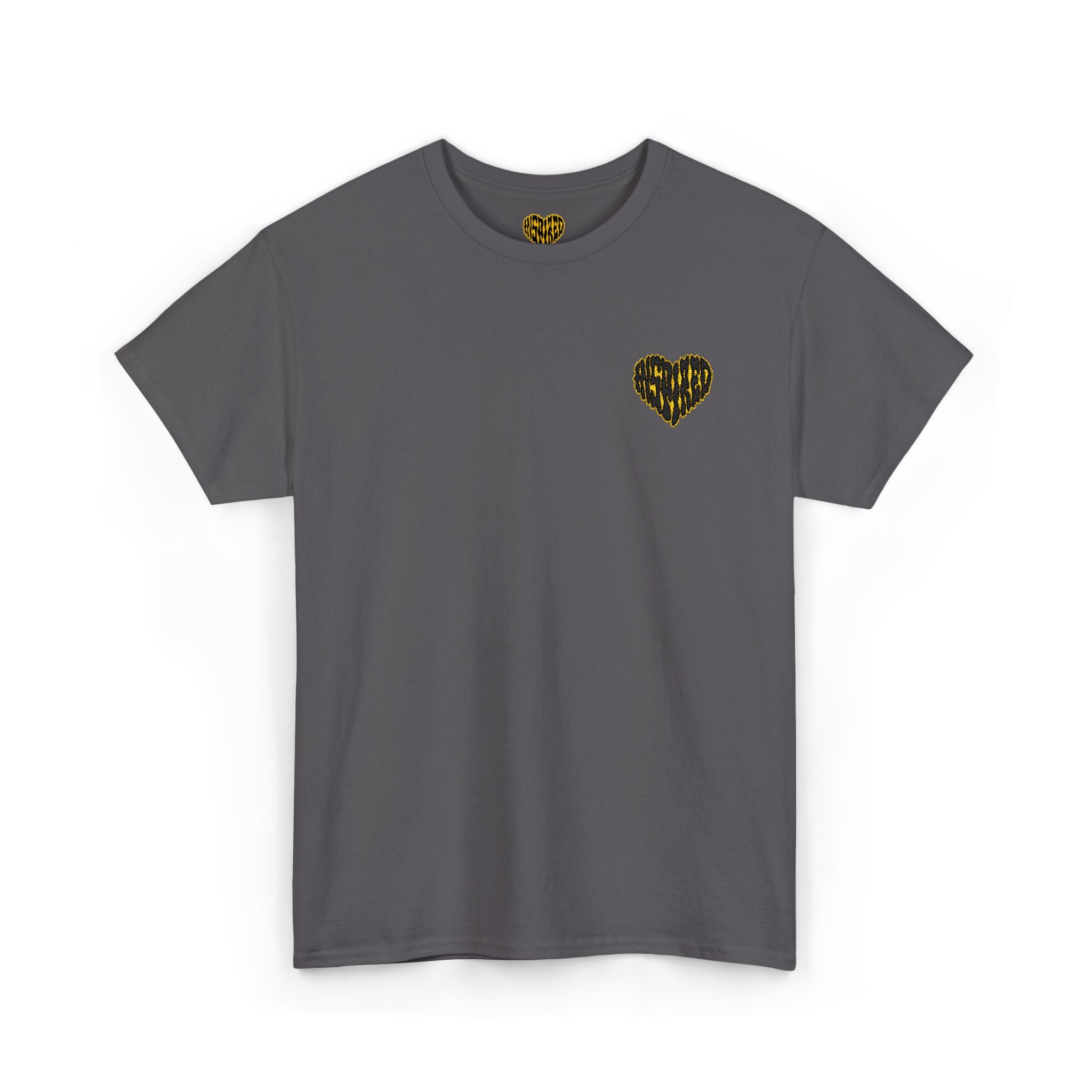 Art Is The Cure Inspired Heart Embroided Unisex Heavy Cotton Tee