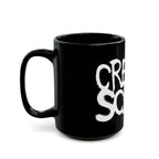 CreateScene Tag Black Ceramic Mug 11oz & 15oz